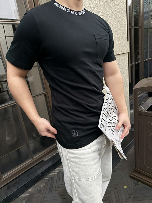 クロムハーツ サンスクリットプリントポケット半袖Tシャツ