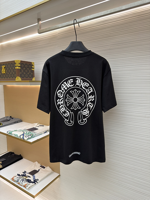 クロムハーツコピー クラシックホースシューバック半袖Tシャツ