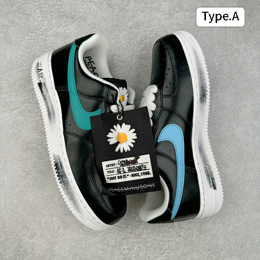 ピースマイナスワン x ナイキ Nike コラボレーション エア フォース 1 ローカット シューズ