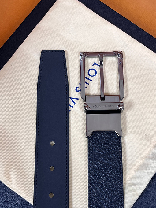 ルイヴィトンスーパーコピー ライチ柄エンボス両面ベルト