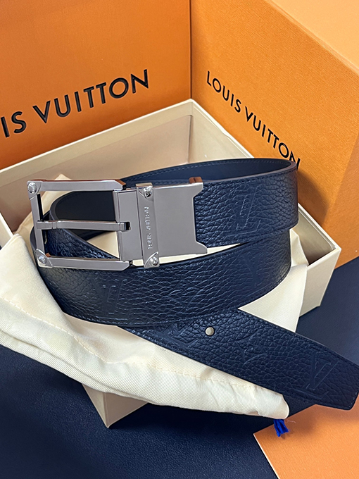 ルイヴィトンスーパーコピー ライチ柄エンボス両面ベルト
