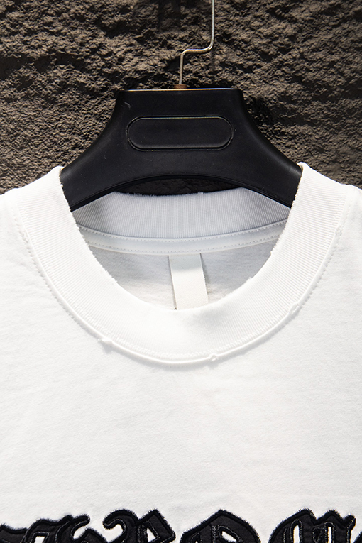 クロムハーツ カスタムアップリケ刺繍半袖Tシャツ