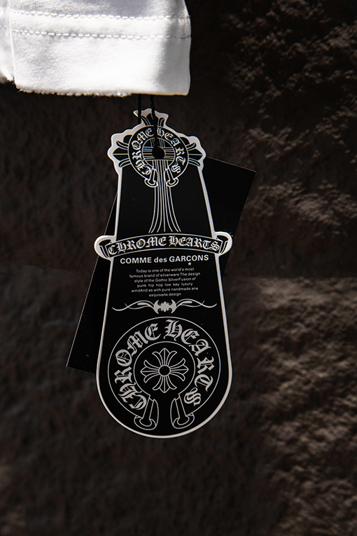 クロムハーツ カスタムアップリケ刺繍半袖Tシャツ