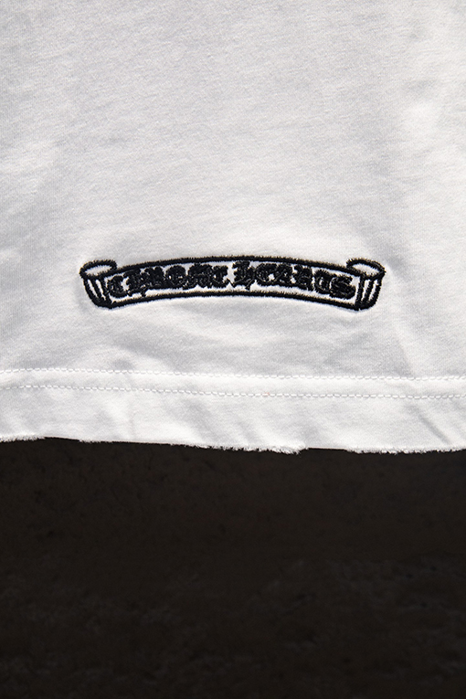 クロムハーツ カスタムアップリケ刺繍半袖Tシャツ