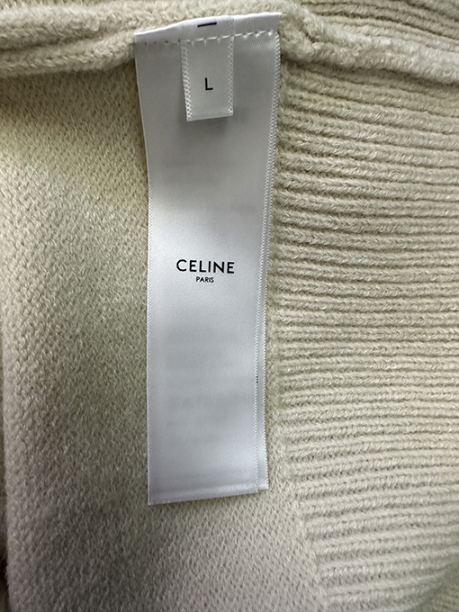 セリーヌコピー CELINE レタープリントの馬車ロゴニットウェア