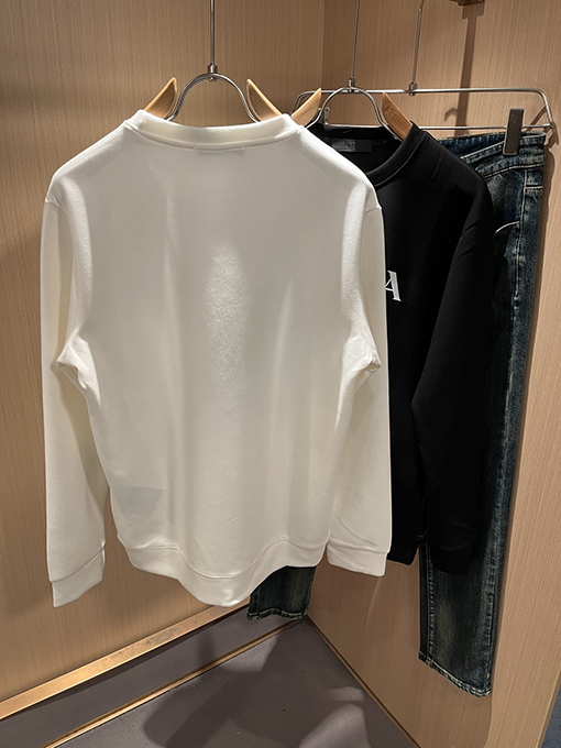 プラダ PRADA 新しいユニセックスクルーネックスウェットシャツ