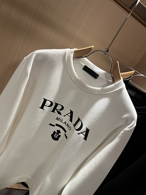プラダ PRADA 新しいユニセックスクルーネックスウェットシャツ