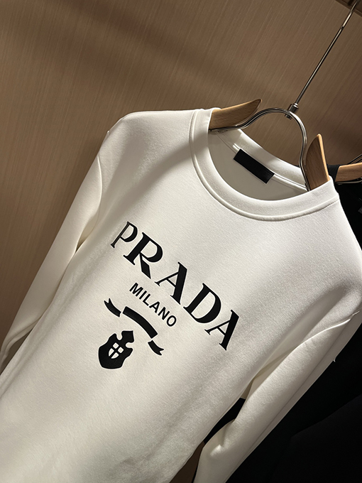 プラダ PRADA 新しいユニセックスクルーネックスウェットシャツ