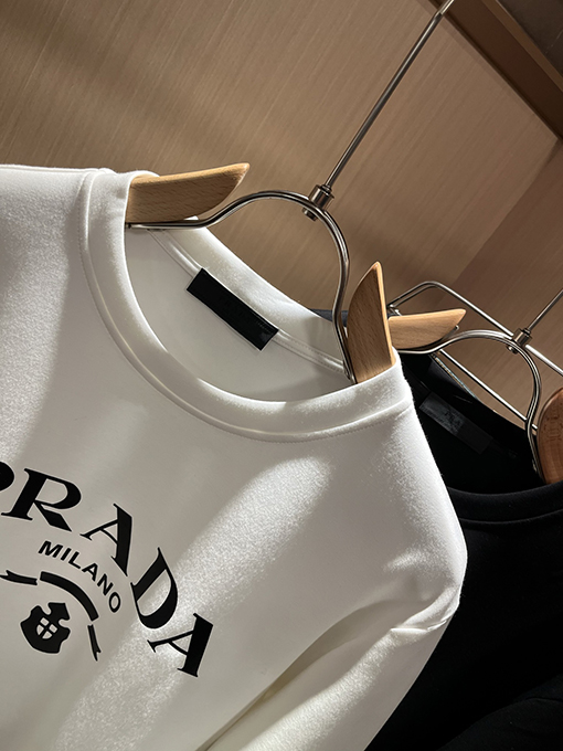 プラダ PRADA 新しいユニセックスクルーネックスウェットシャツ