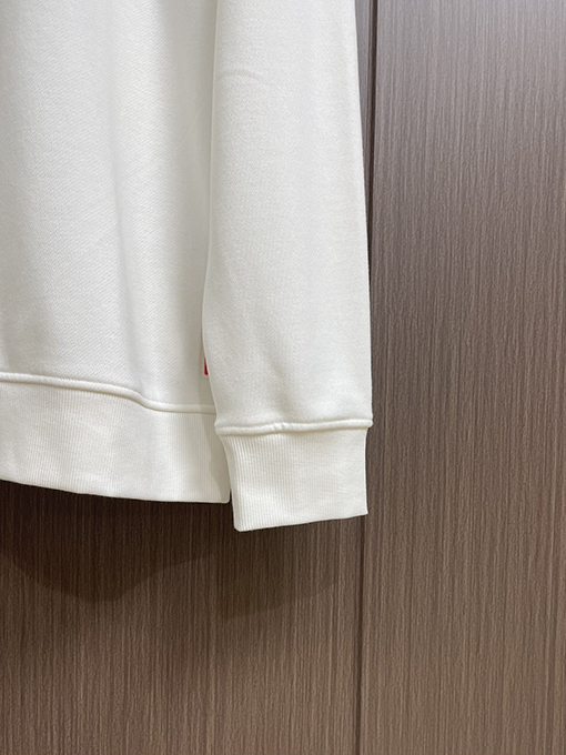 プラダ クラシック トライアングル メタル ロゴ クルーネックスウェットシャツ