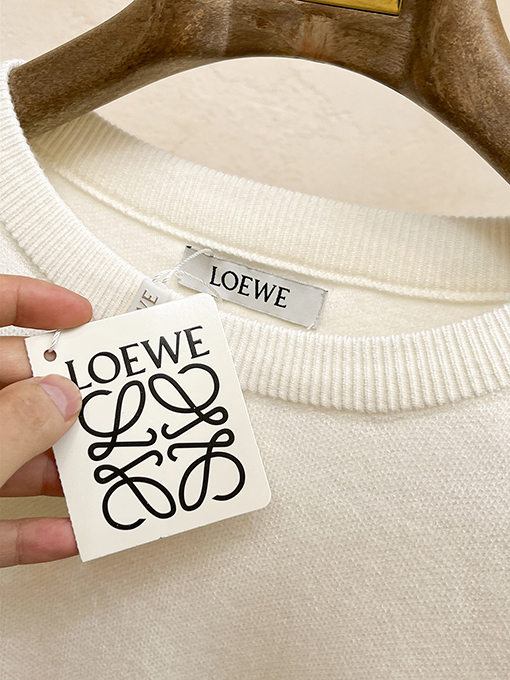 ロエベコピー LOEWE 新しいリブクルーネックニットセーター