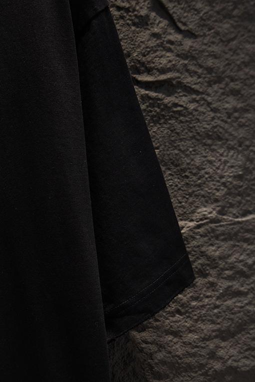 バレンシアガ Balenciaga クラシックなリバースカラースタンプダメージホロー刺繍半袖Tシャツ