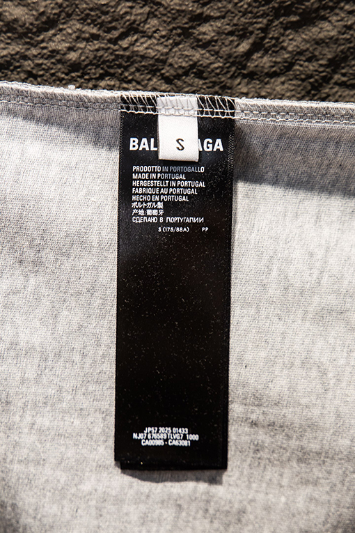 バレンシアガコピー Balenciaga 新作ホワイトインクダイレクトプリント半袖Tシャツ