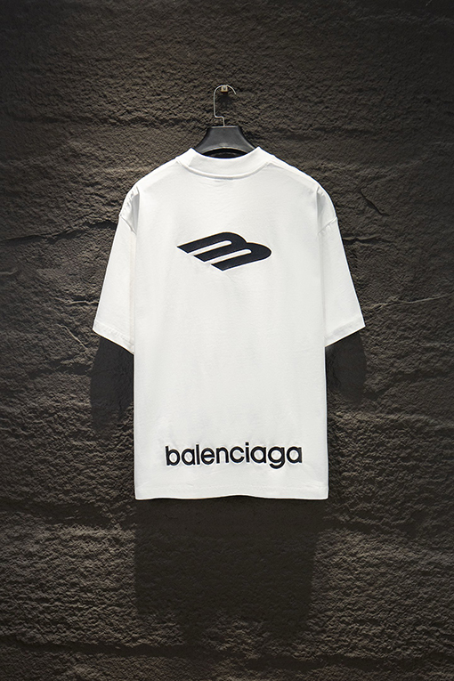 バレンシアガスーパーコピー Balenciaga クラシックスキー刺繍半袖Tシャツ