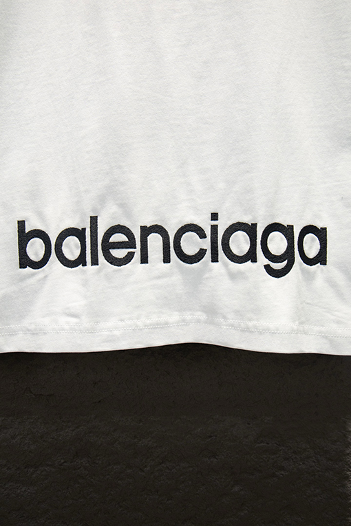 バレンシアガスーパーコピー Balenciaga クラシックスキー刺繍半袖Tシャツ