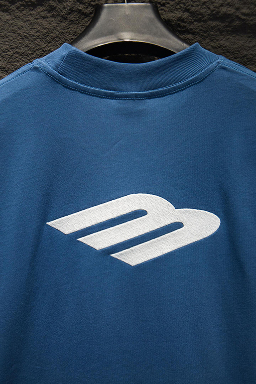 バレンシアガスーパーコピー Balenciaga クラシックスキー刺繍半袖Tシャツ