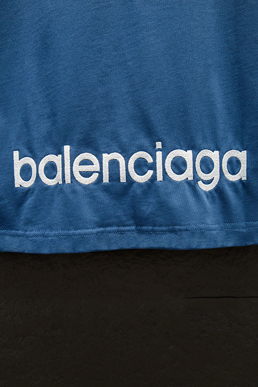 バレンシアガスーパーコピー Balenciaga クラシックスキー刺繍半袖Tシャツ