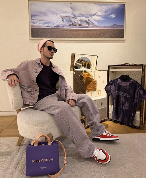 ルイヴィトン フェードデニムペタルジーンズ