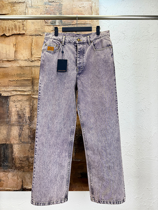 ルイヴィトン フェードデニムペタルジーンズ