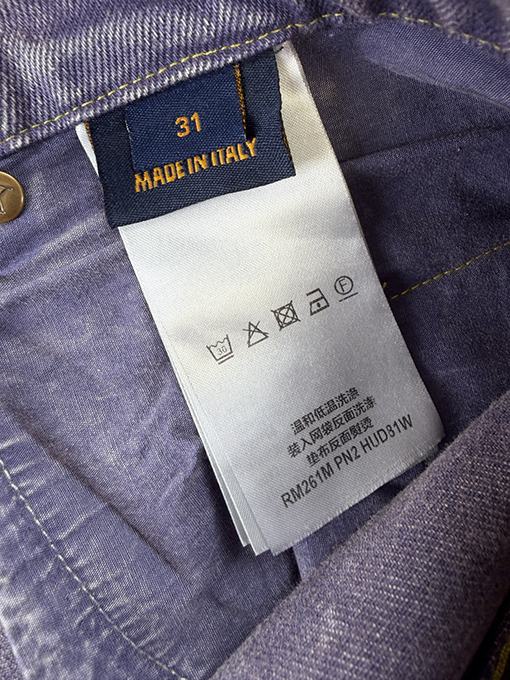 ルイヴィトン フェードデニムペタルジーンズ