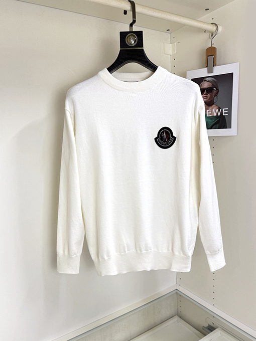 モンクレール 新作ウール混紡カスタムクルーネックセーター