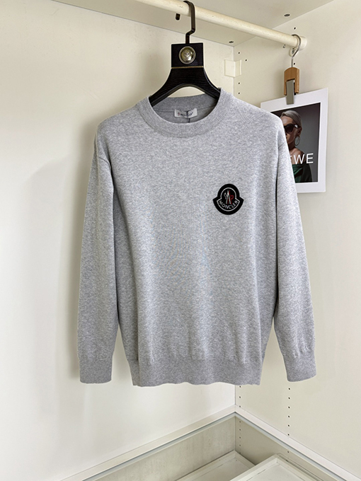 モンクレール 新作ウール混紡カスタムクルーネックセーター