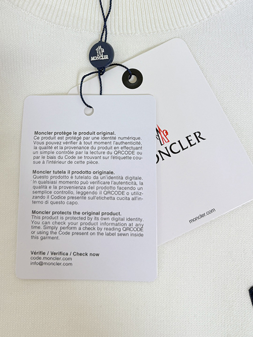 モンクレール 新作ウール混紡カスタムクルーネックセーター