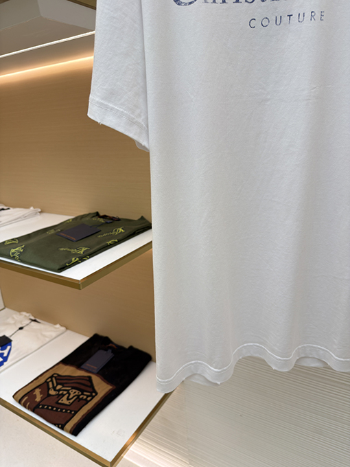 ディオールスーパーコピー Christian Dior Couture レターロゴプリント半袖Tシャツ