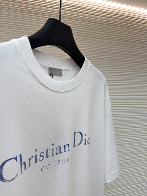 ディオールスーパーコピー Christian Dior Couture レターロゴプリント半袖Tシャツ