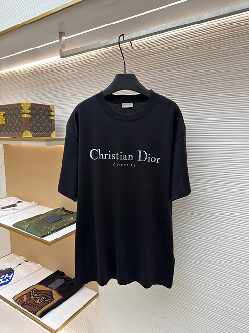 ディオールスーパーコピー Christian Dior Couture レターロゴプリント半袖Tシャツ