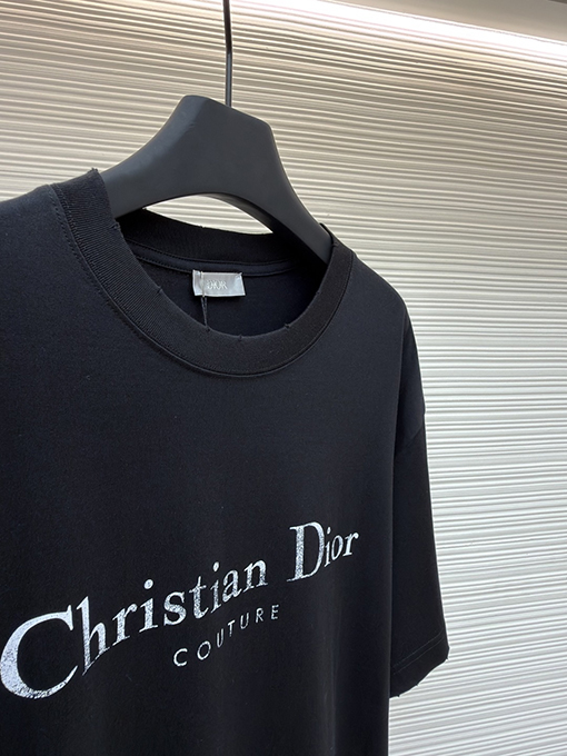 ディオールスーパーコピー Christian Dior Couture レターロゴプリント半袖Tシャツ