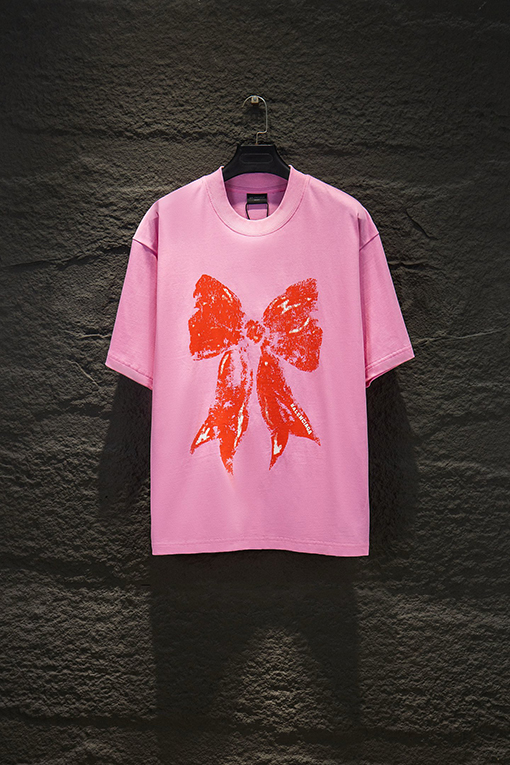 バレンシアガコピー Balenciaga 新しいプリント半袖Tシャツ