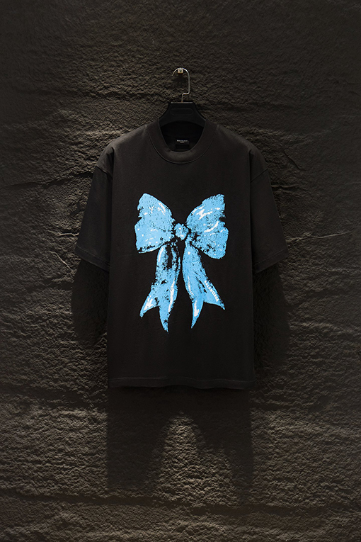 バレンシアガコピー Balenciaga 新しいプリント半袖Tシャツ