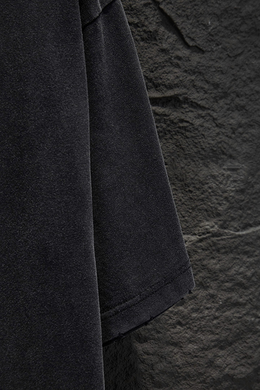 バレンシアガ Balenciaga ヘビーデューティーなリバースボトムのパッチワーク刺繍半袖Tシャツ