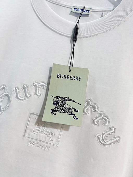 バーバリー BURBERRY 1856 クラシック ウォー ホース ロゴ 刺繍 クルーネック 半袖 Tシャツ