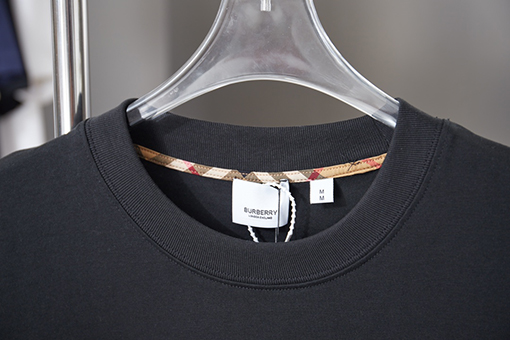 バーバリーコピー 新作チェック柄パッチワーク刺繍半袖Tシャツ