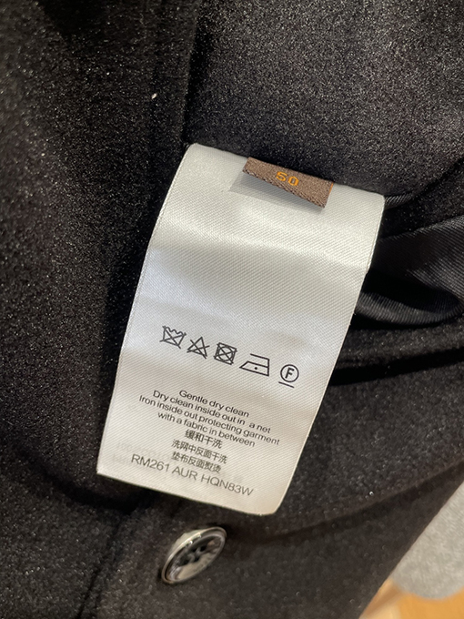 ルイヴィトン レザーVネックスーツジャケット