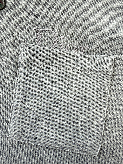 ディオール Dior ピケコットン刺繍半袖ポロシャツ