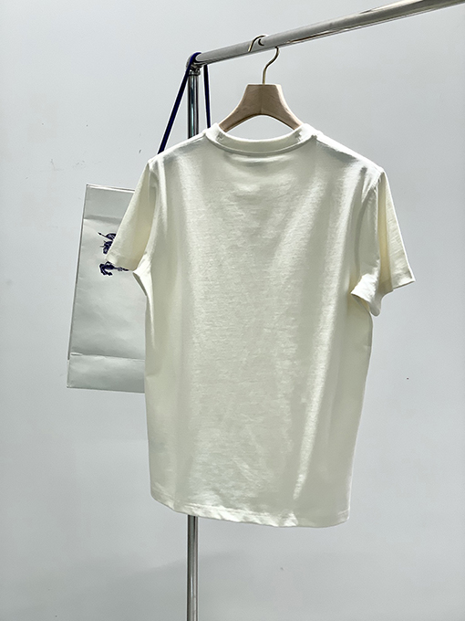バーバリー 刺繍レターロゴ半袖Tシャツ