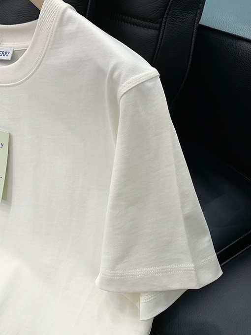 バーバリー 刺繍レターロゴ半袖Tシャツ