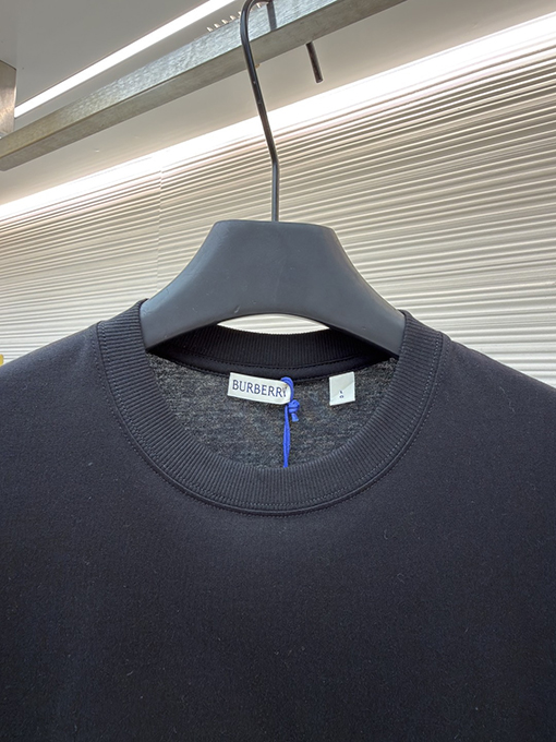 バーバリー チェック柄カラーブロッククルーネック半袖Tシャツ