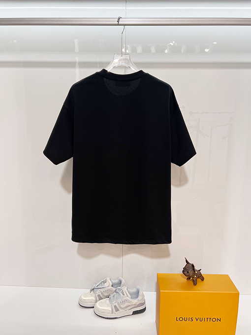 フェンディ FENDI ヘビーデューティーなスパンコールのカラーブロック刺繍入りレターロゴ半袖Tシャツ