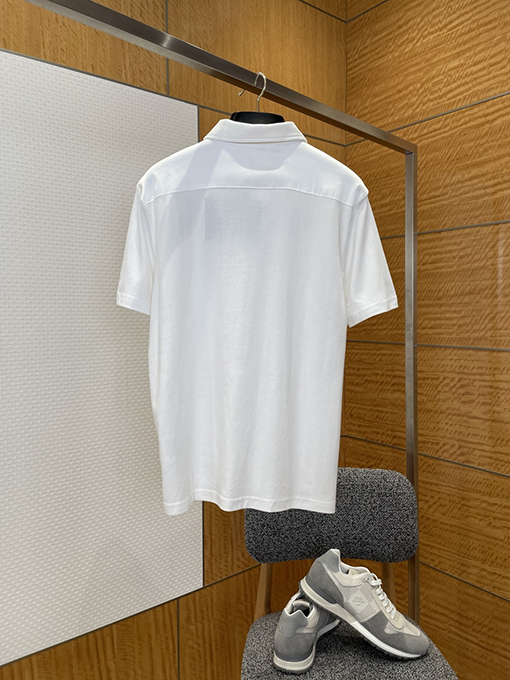 プラダスーパーコピー トライアングルロゴポケット半袖ポロシャツ