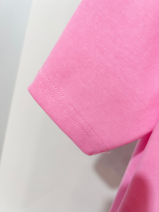 ロエベ LOEWE 子猫の毛糸ポンポンパッチワーク刺繍レターロゴ半袖Tシャツ