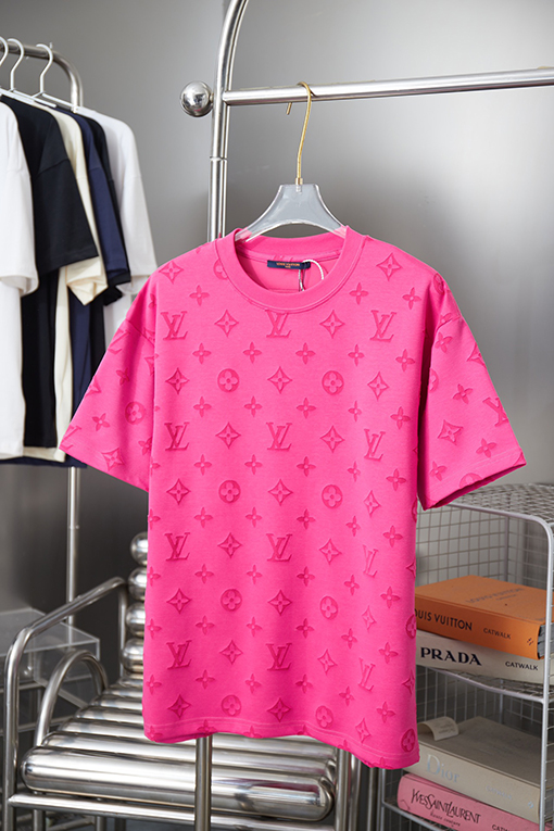 ルイヴィトンスーパーコピー クラシックロゴジャカード半袖Tシャツ