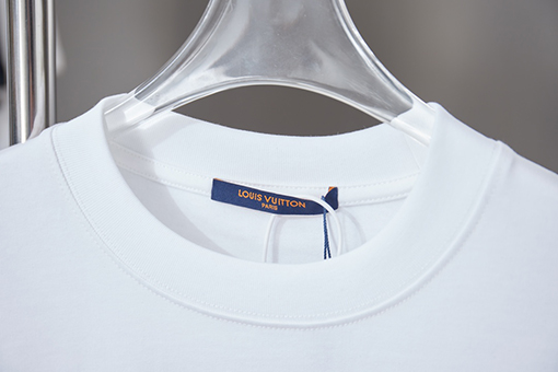 ルイヴィトン カラーブロック刺繍入り LV 半袖Tシャツ