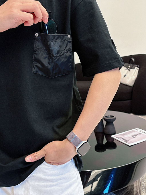 プラダ 新作ポケットプリント半袖Tシャツ