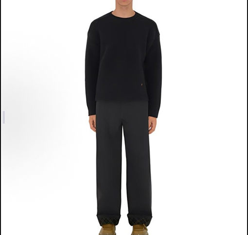 バーバリーコピー チェック柄ワークジーンズ