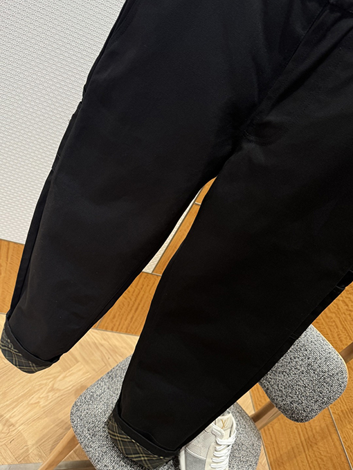 バーバリーコピー チェック柄ワークジーンズ