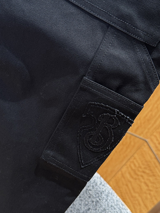 バーバリーコピー チェック柄ワークジーンズ